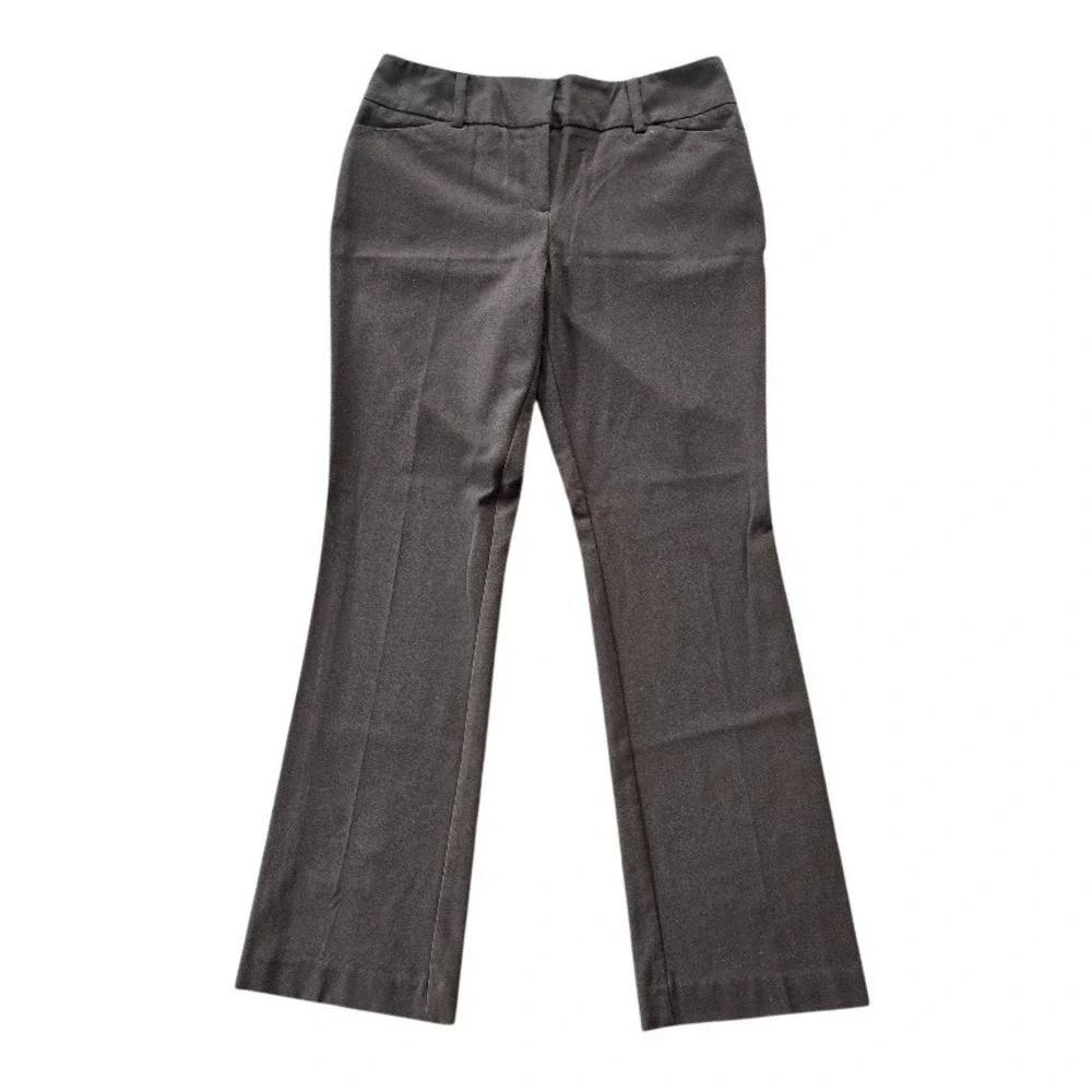 New York & Company 7th Avenue Bootcut Dress Pants Womens 10 Brown Career Office‎
